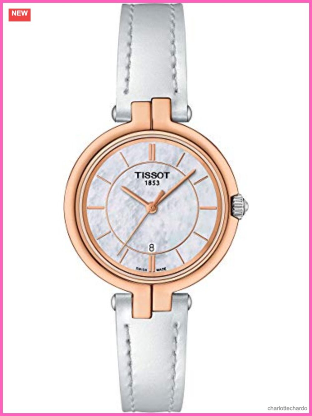 Tissot Flamingo Swiss Quartz 30mm Mother-of-Pearl Women’s Watch